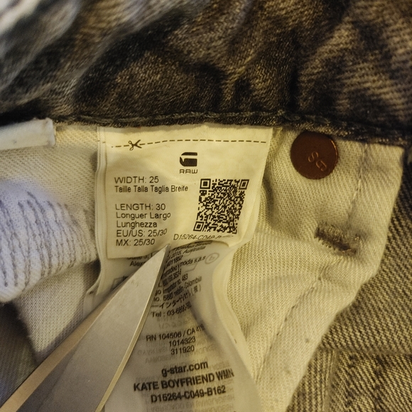G-Star Raw Kate Boyfriend Restored Denim Distressed - Picture 12 of 13